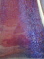 茄紫釉面取管耳瓶（C172-063）