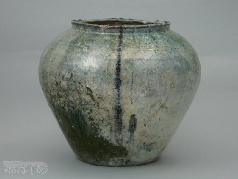 『漢緑釉銀化壺』(C-260)：古美術一 Web Site